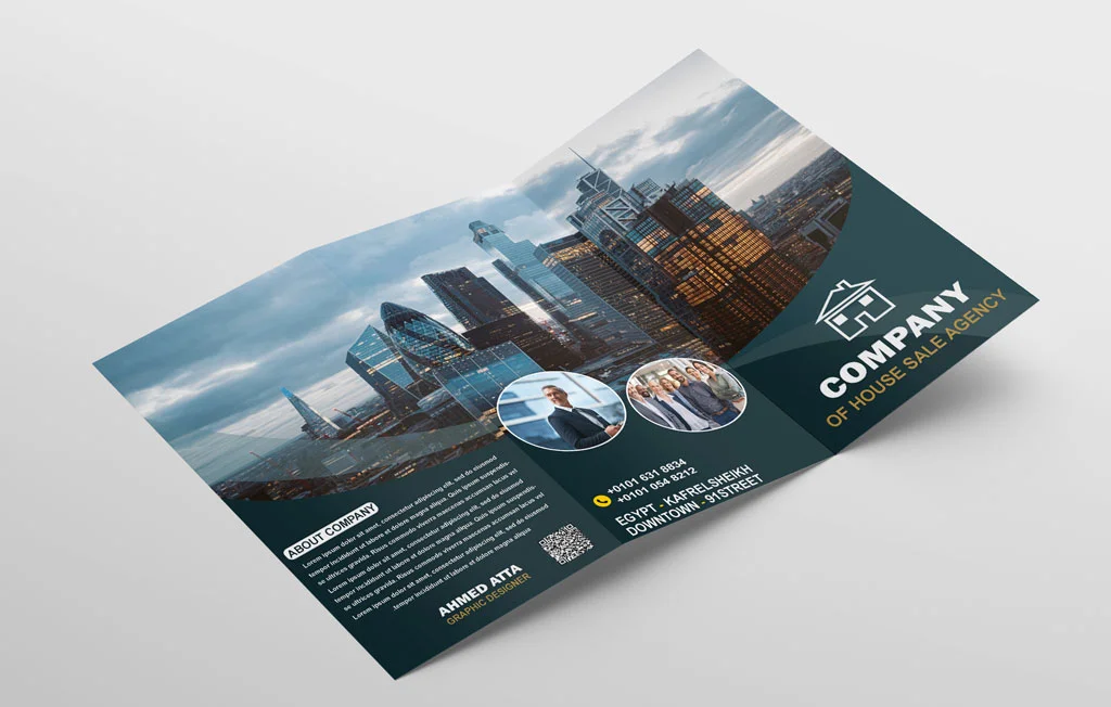 عناصر التصميم الإعلاني 2 تصميم بروشورات اعلانية