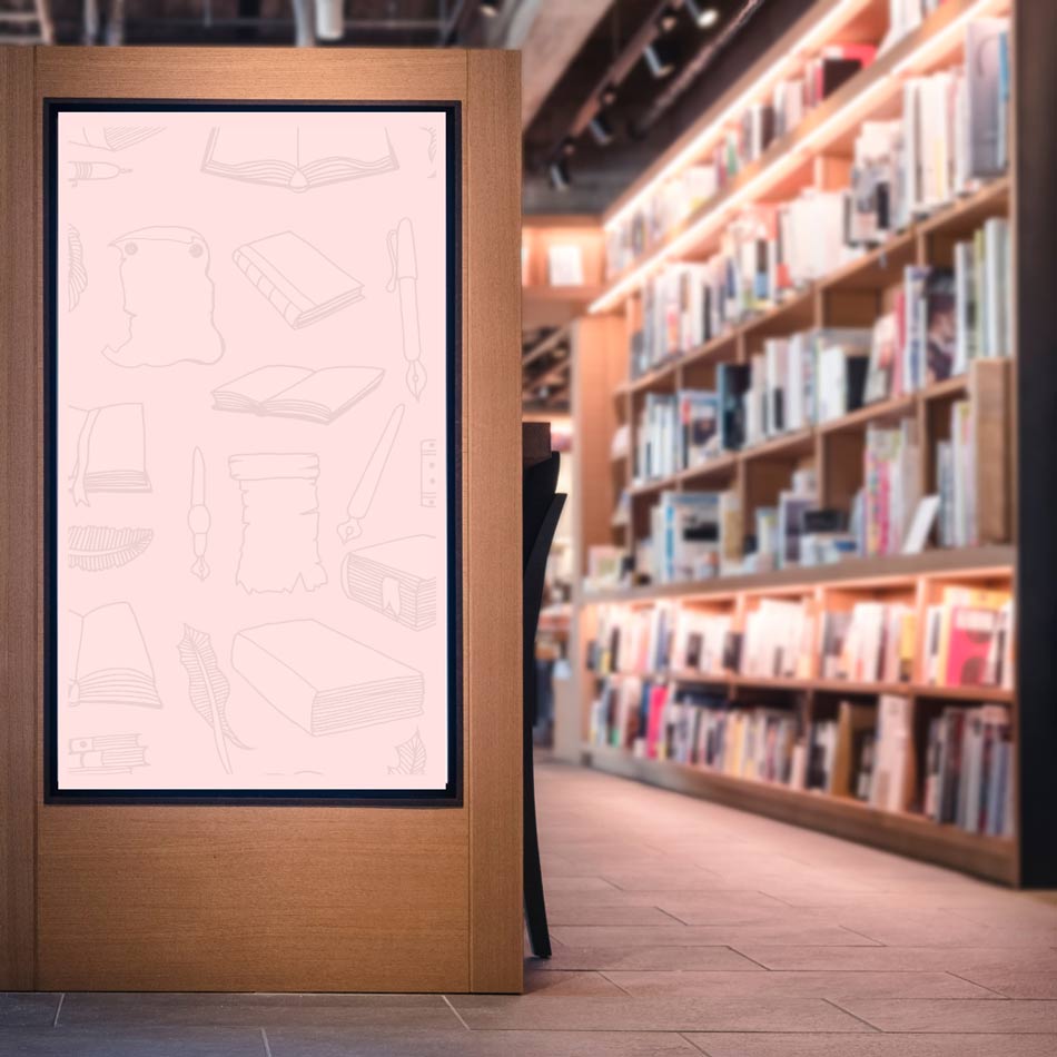 اعلان عن افتتاح مكتبة مدرسية