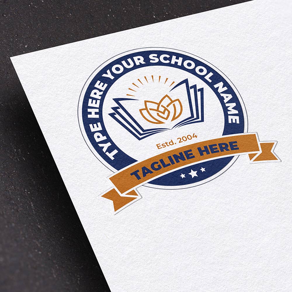 تصميم شعار مدرسة مجاني
