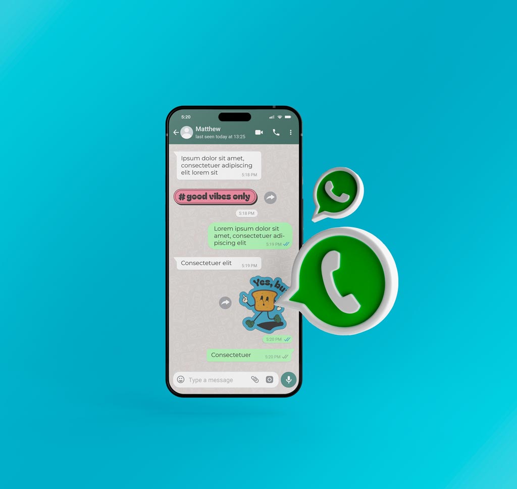 موقع تصميم ملصقات واتساب  